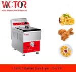 سرخ کن گازی رومیزی تک لگن شیردار 18 لیتری ویکتور VICTOR 18L - تصویر 2