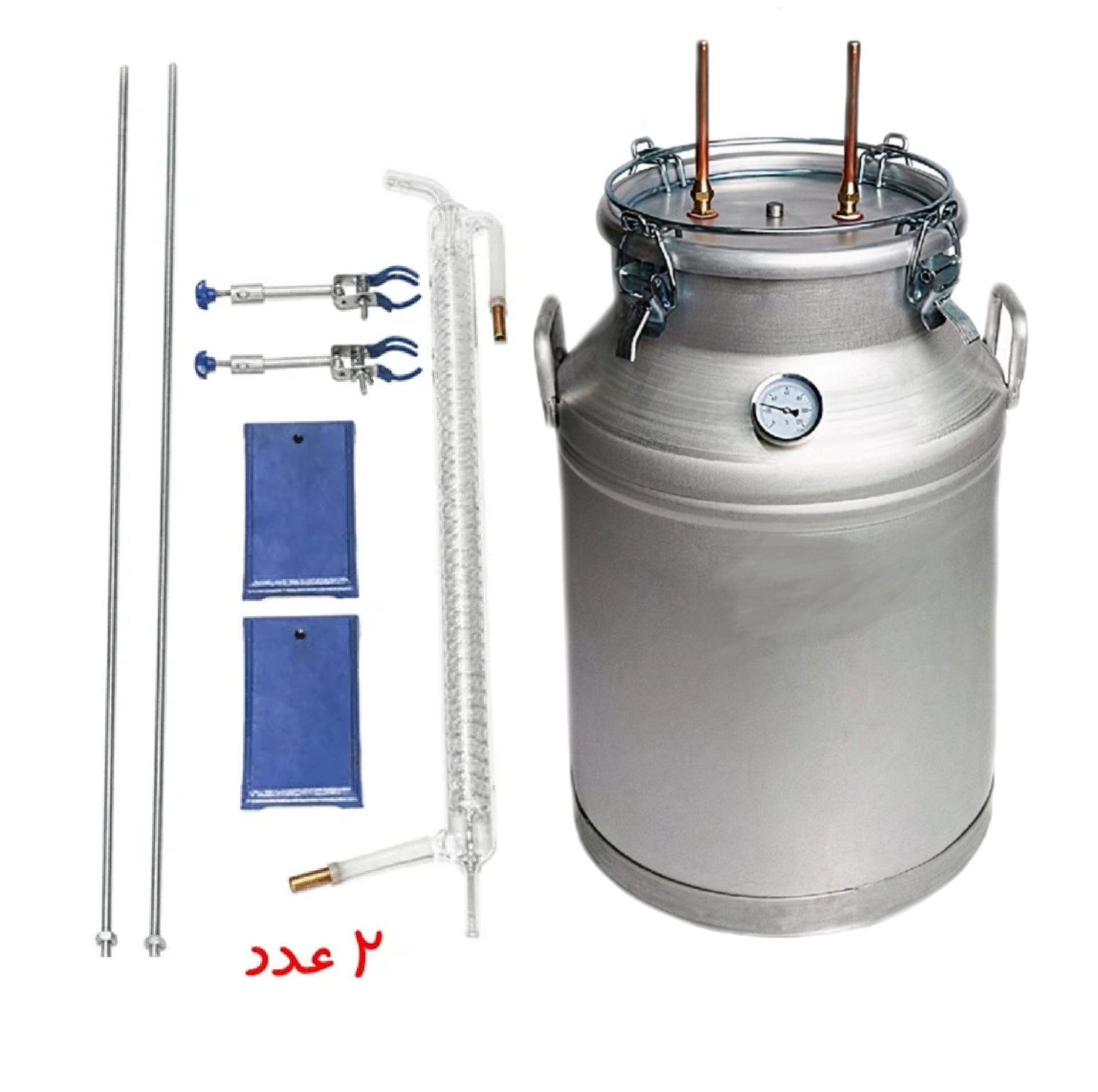 BackgroundEraser_20260506_100234483-14-1 دستگاه تقطیر 100 لیتری با ترمومتر و کندانسور شیشه ای - تصویر 1